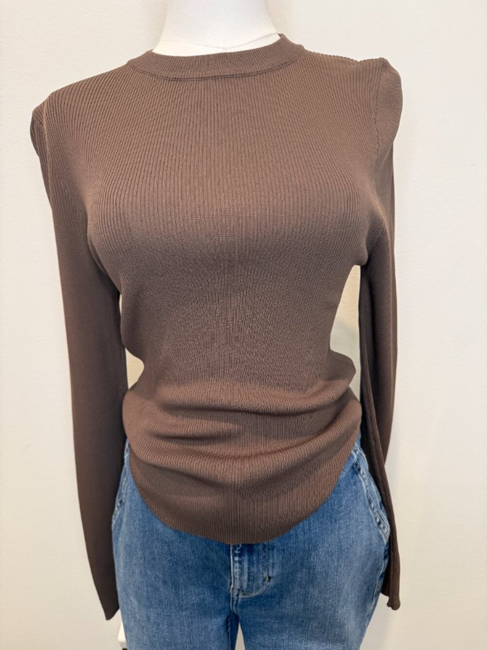 Brown Soft Long Sleeve Shirt NWT